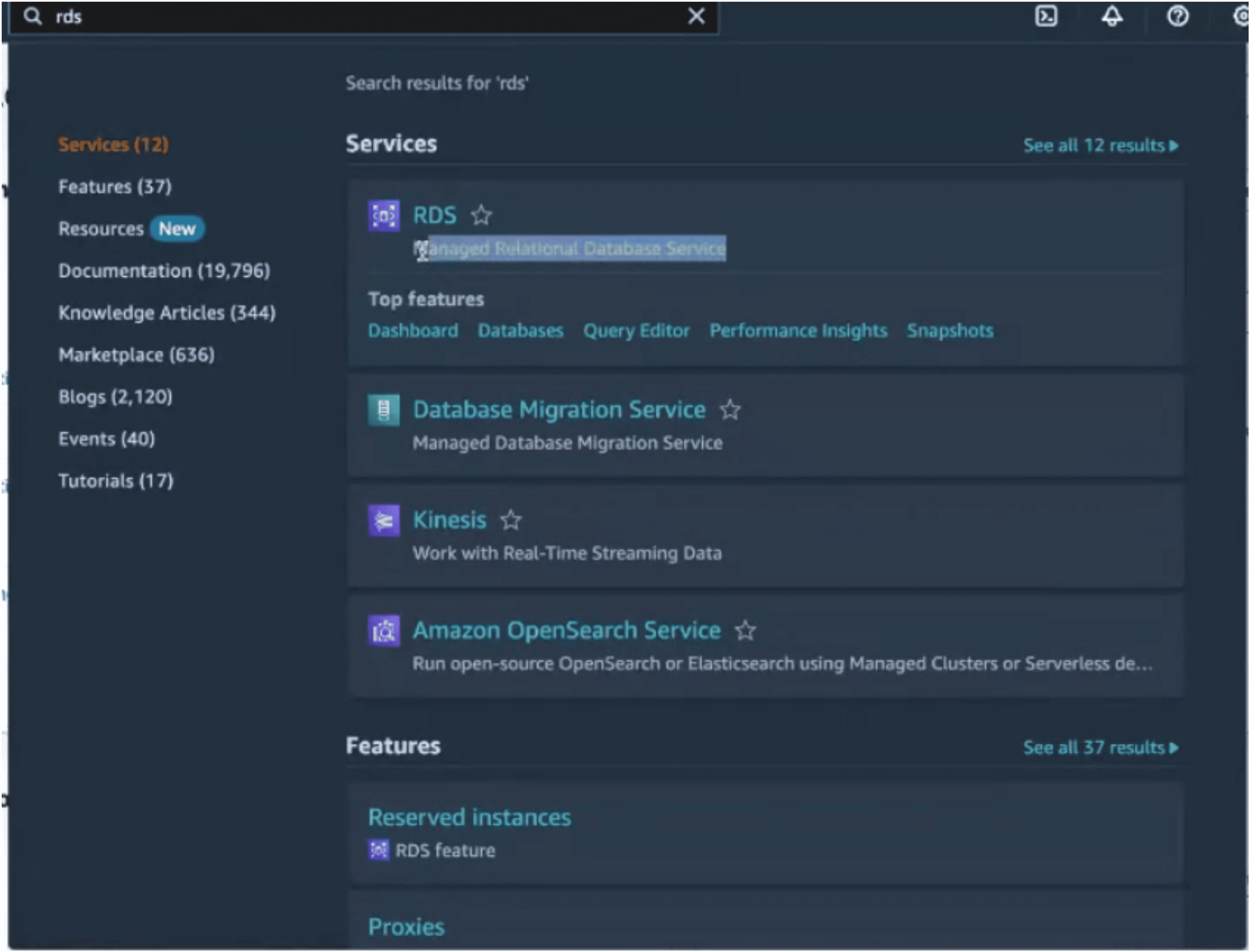 RDS Interface